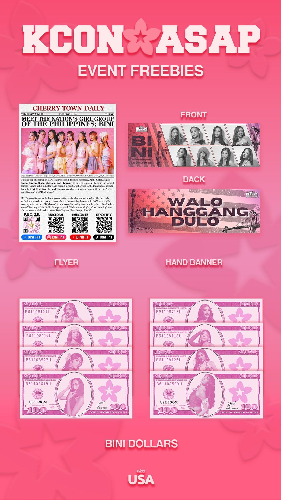 Freebies at KCON & ASAP